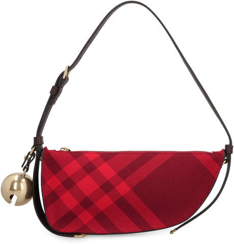 Red Shield Fabric Shoulder Bag - FW23 Collection
