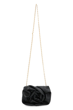 典雅黑色女士皮革手拿包- FW23系列