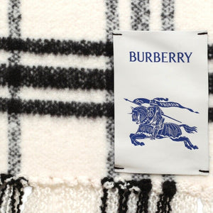 BURBERRY Classic Check Wool Scarf for Men