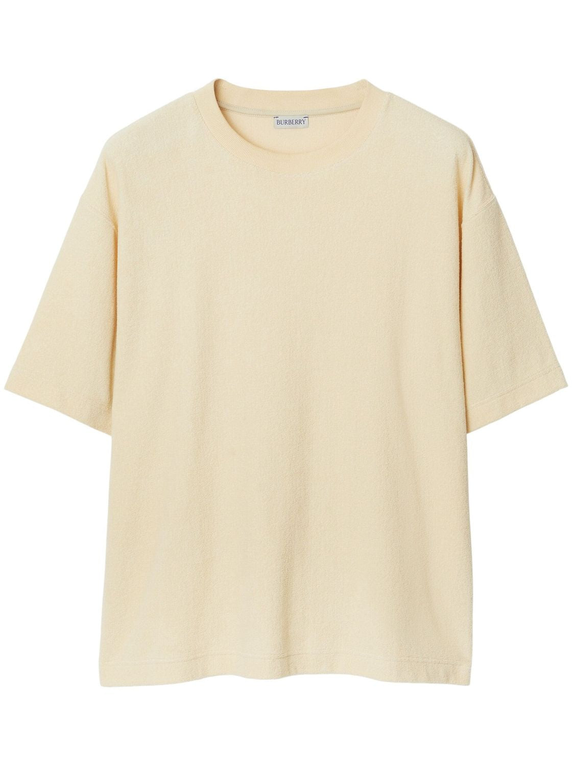 BURBERRY Beige Ruffle T-Shirt for Women - SS24 Collection
