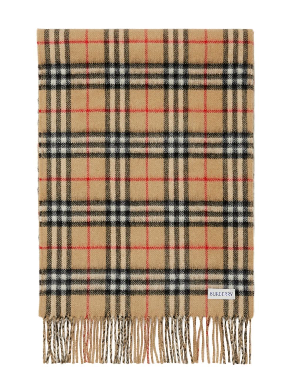 BURBERRY Vintage Check Scarf in Tan for Men and Women
