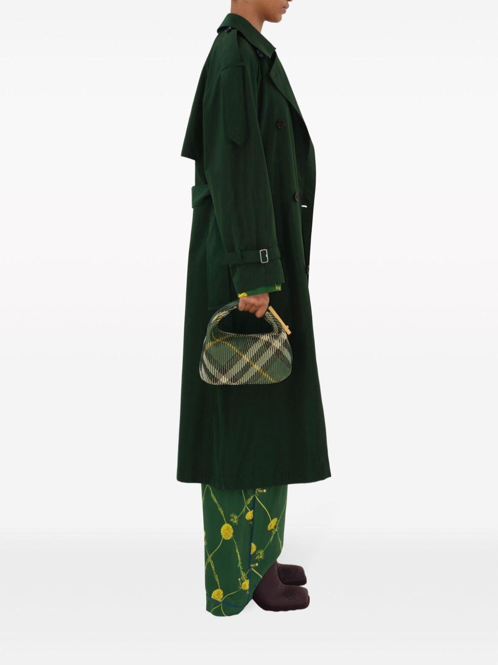 綠色女士長式風衣 - SS24
