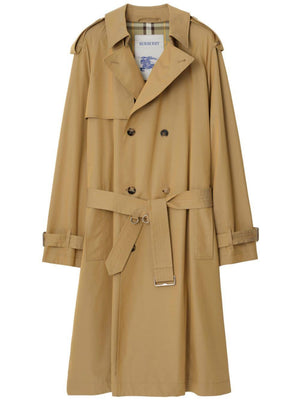 BURBERRY Men's Tan Iridescent Trench Jacket - FW24 Collection