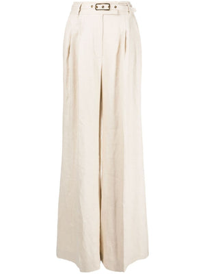 ZIMMERMANN Classic Linen Straw Pants for Women