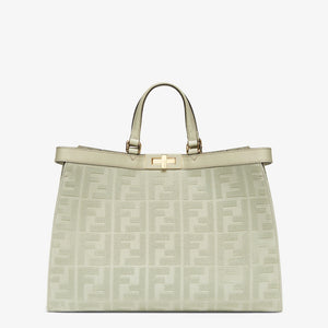 FENDI Green Calf Leather Tote for the Chic and Stylish SS23 Fashion Season