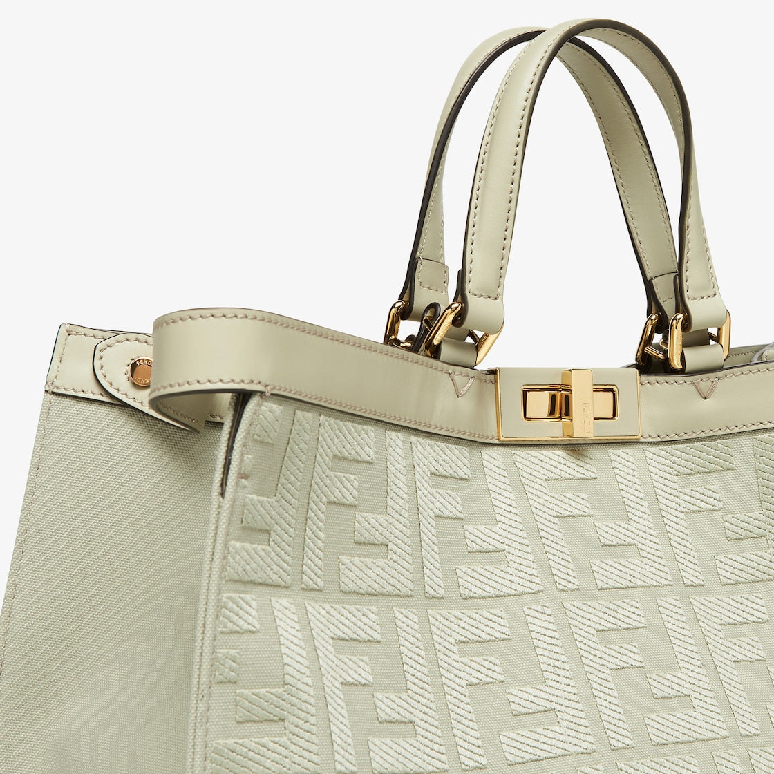 FENDI Green Calf Leather Tote for the Chic and Stylish SS23 Fashion Season