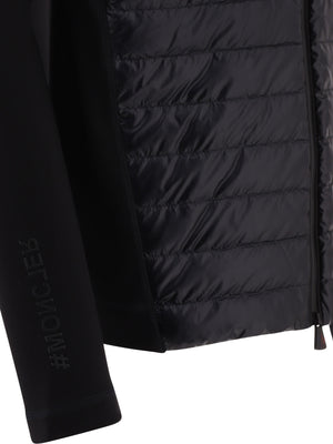 MONCLER GRENOBLE Black Technical Down Jacket for Men - SS24 Collection