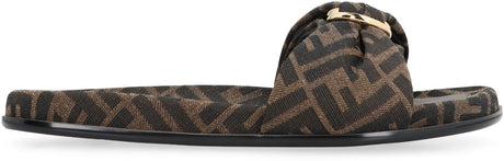 FENDI FABRIC Slide Sandals