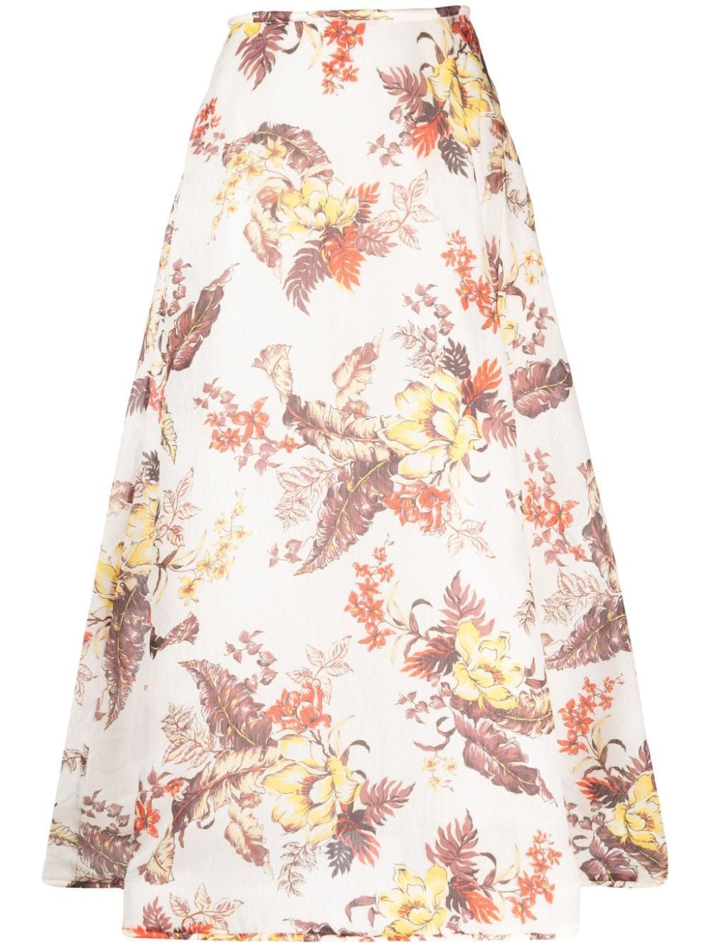 ZIMMERMANN Elegant Linen and Silk Blend Skirt for Women
