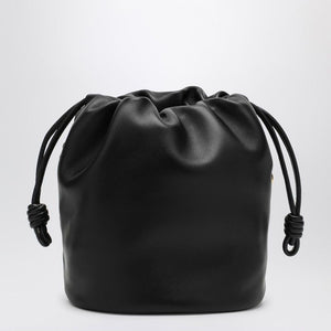 LOEWE  FLAMENCO PURSE BUCKET Handbag BLACK LEATHER