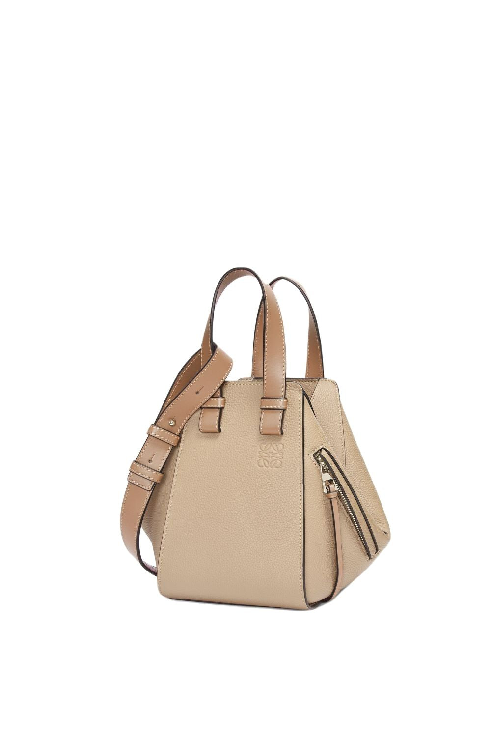 Convertible Top-Handle Handbag in Sand for Women - SS24 Collection