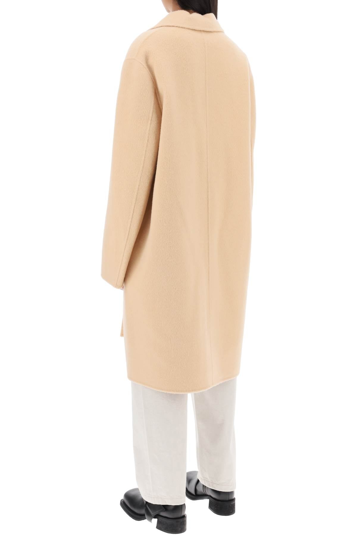 ACNE STUDIOS Stylish Brushed-Wool Jacket for Women in Beige - FW23 Collection