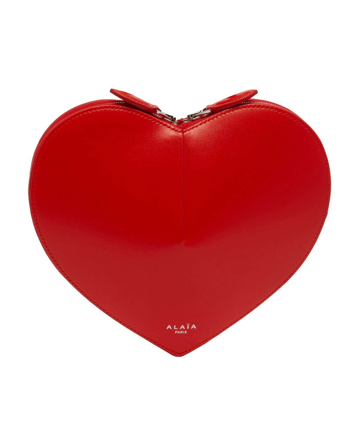 ALAIA Le Coeur Handbag in red