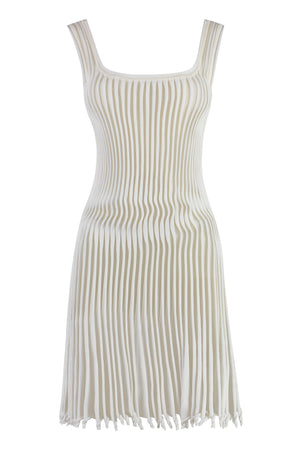 ALAIA White Knit Dress for Women - FW23 Collection