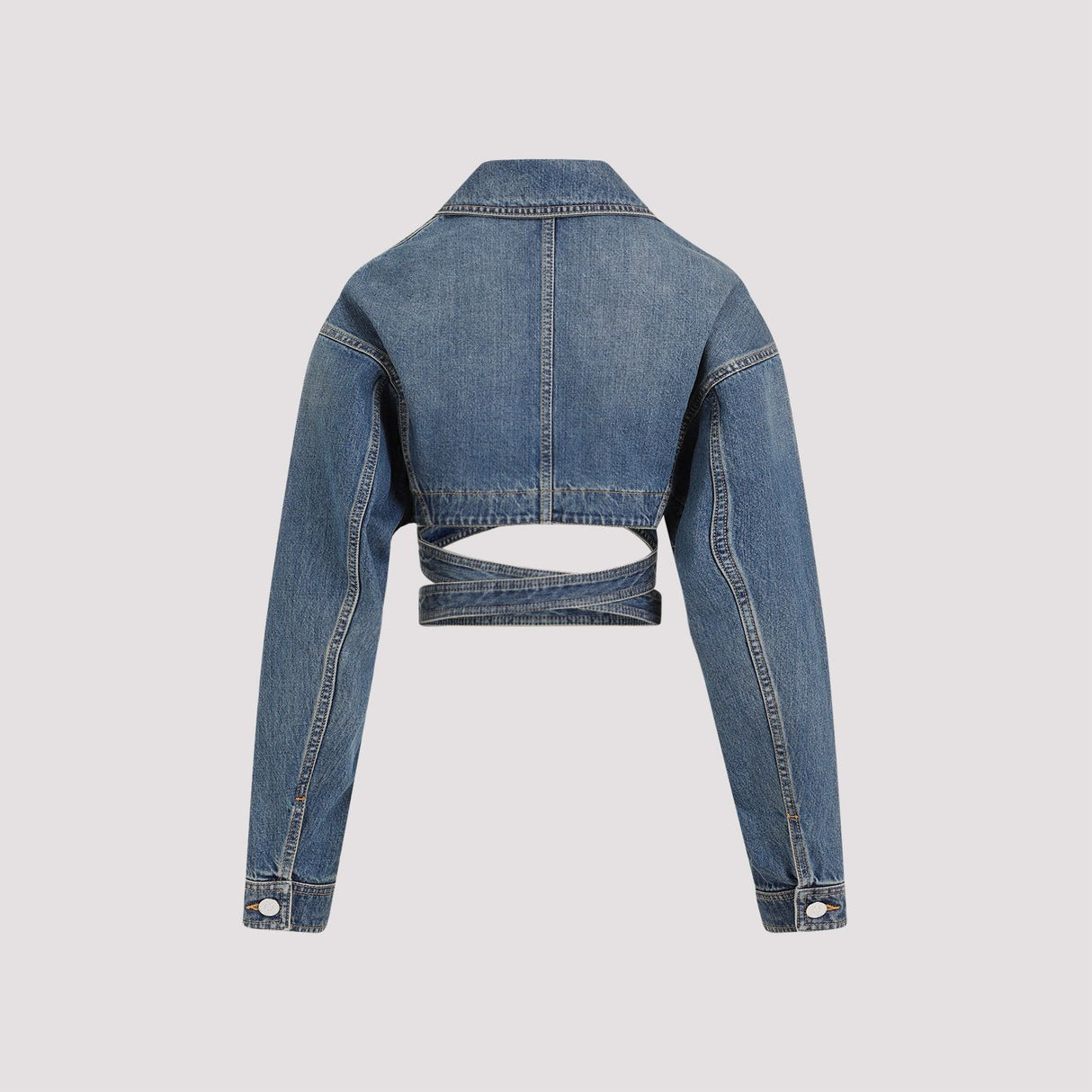 ALAIA Blue Crossover Jacket for Women | SS24 Collection