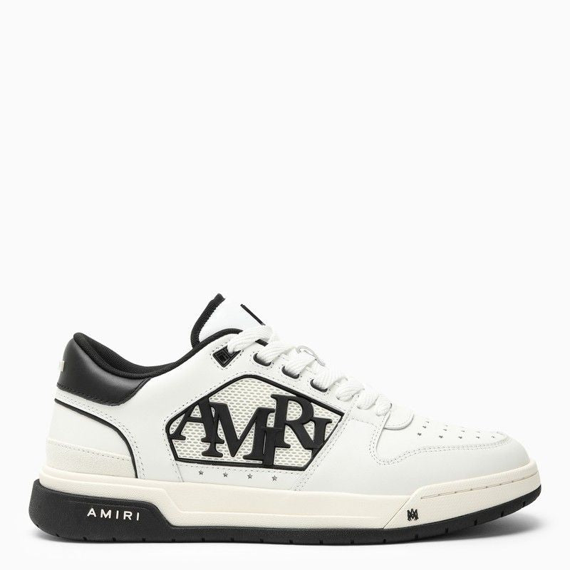 Classic Low White and Black Sneakers for Men - SS24