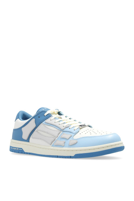AMIRI Dual Leather High-Top Sneakers in Blue