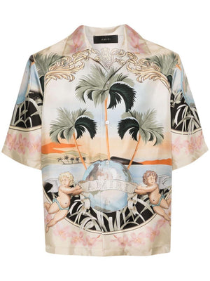 AMIRI Colorful and Luxurious Silk Shirt for Men