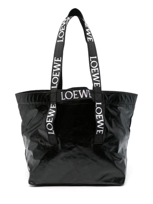LOEWE Classic Black Tote Bag for Men - SS24 Collection