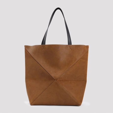 LOEWE XL Calfskin Leather Tote Handbag (42cm x 41cm x 18cm)