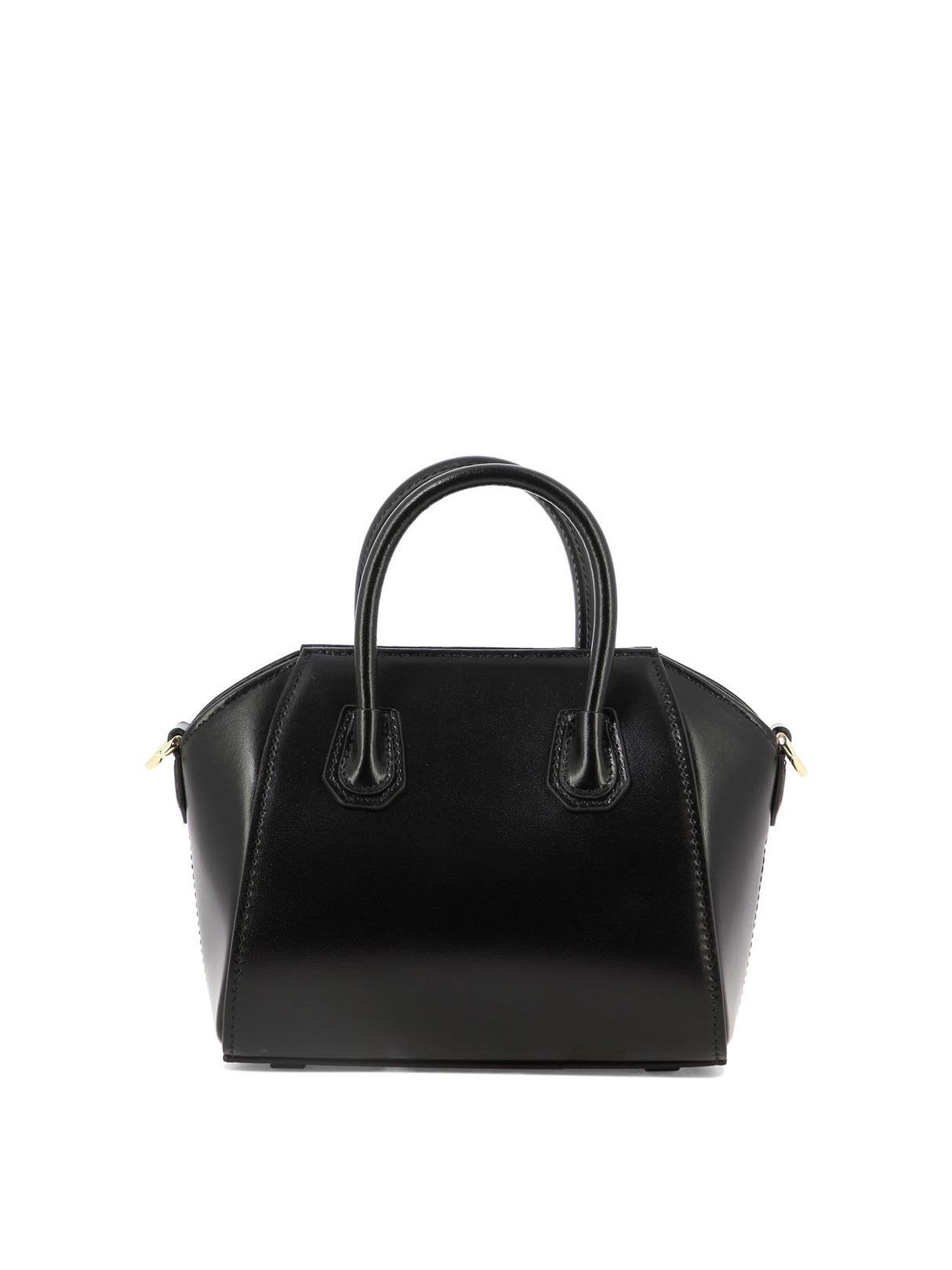 GIVENCHY Classic Black Leather Shoulder Bag
