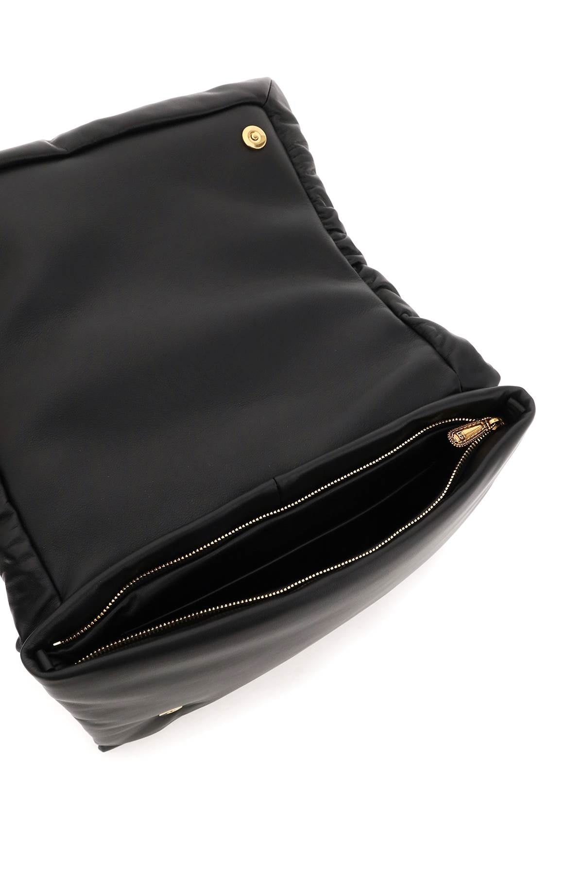 經典品牌手工製作 黑色敬奉款女裝斜背手提袋 - FW23 系列
