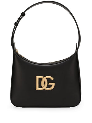 DOLCE & GABBANA BLACK SICILY SHOULDER Handbag