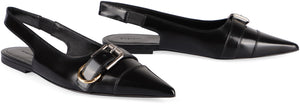 GIVENCHY VOYOU LEATHER SLINGBACK PUMPS