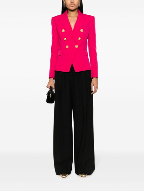 BALMAIN Fashionable 24SS Women's Fuchsia Outer Jacket