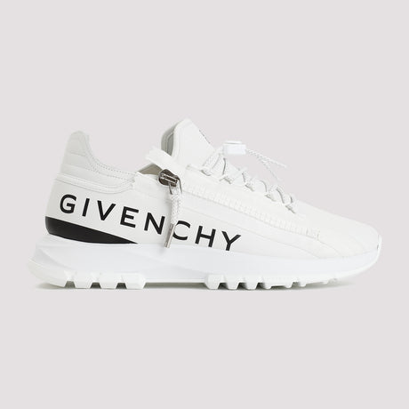 GIVENCHY Sleek and Cool White Zip Runners for Men