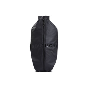 GIVENCHY Black Medium G-Zip Polyamide Backpack for Men - 45x20x30 cm