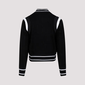 Stylish Black Knit Bomber Jacket for Men - Spring/Summer 2024 Collection