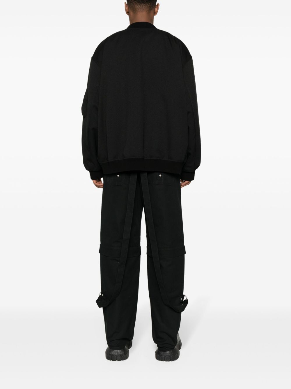 GIVENCHY Black Cargo Trousers for Men