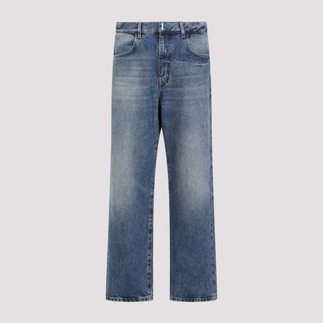 GIVENCHY Denim Cotton Jeans for Men in Navy