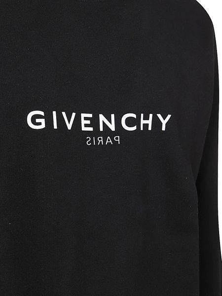 GIVENCHY Black Cotton Men's Sweatshirt from FW24 Collection