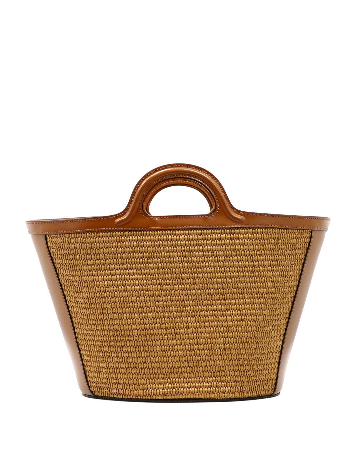 MARNI Women's Tropicalia Mini Handbag in Brown - Cotton Blend