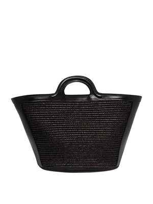 MARNI Chic Mini Tropicalia Handbag for Women in Black