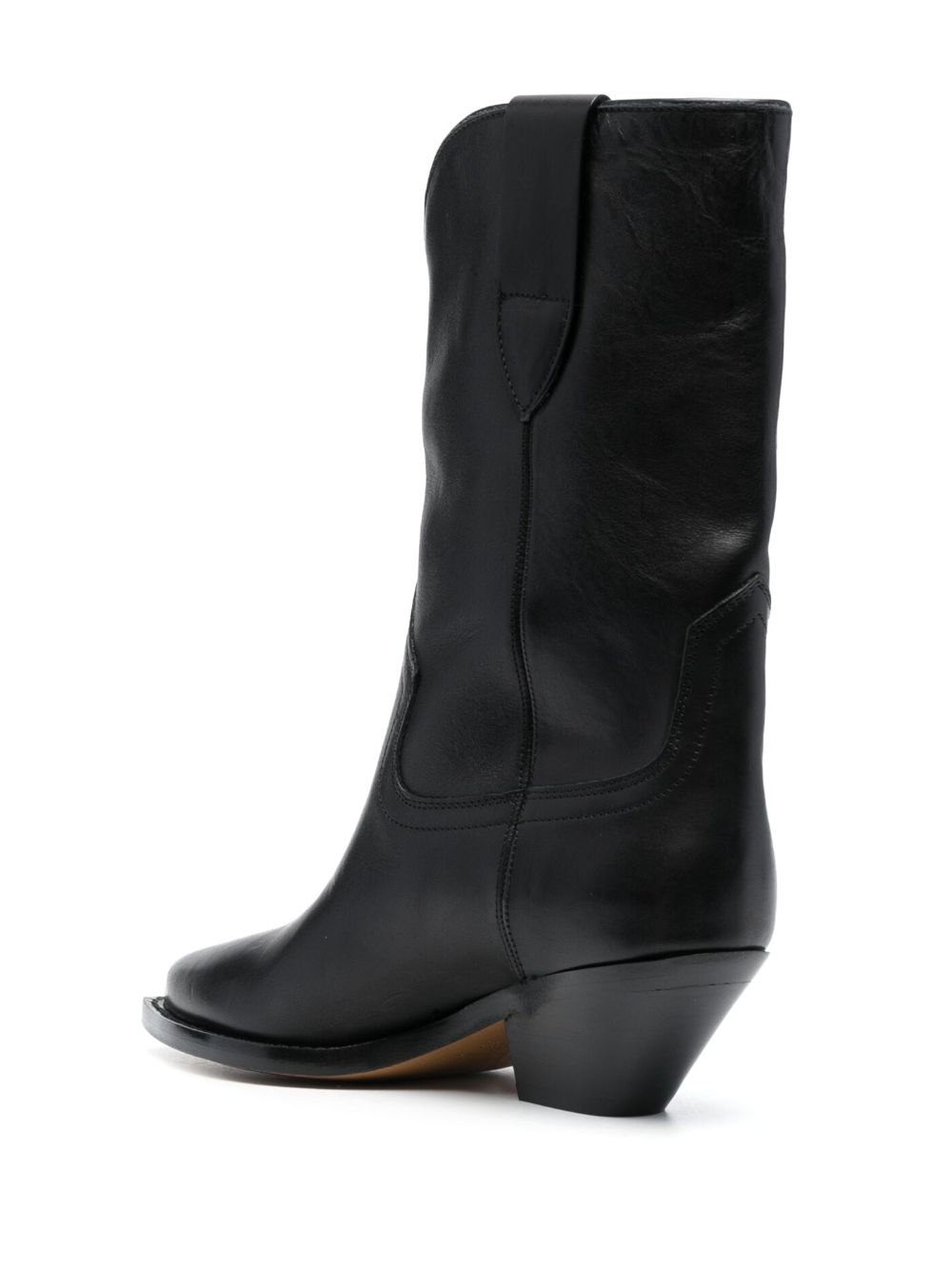 Giày cao gót màu đen bằng da thật Isabel Marant cho phụ nữ