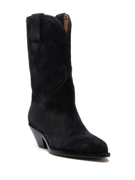 ISABEL MARANT DAHOPE SUEDE LEATHER BOOTS