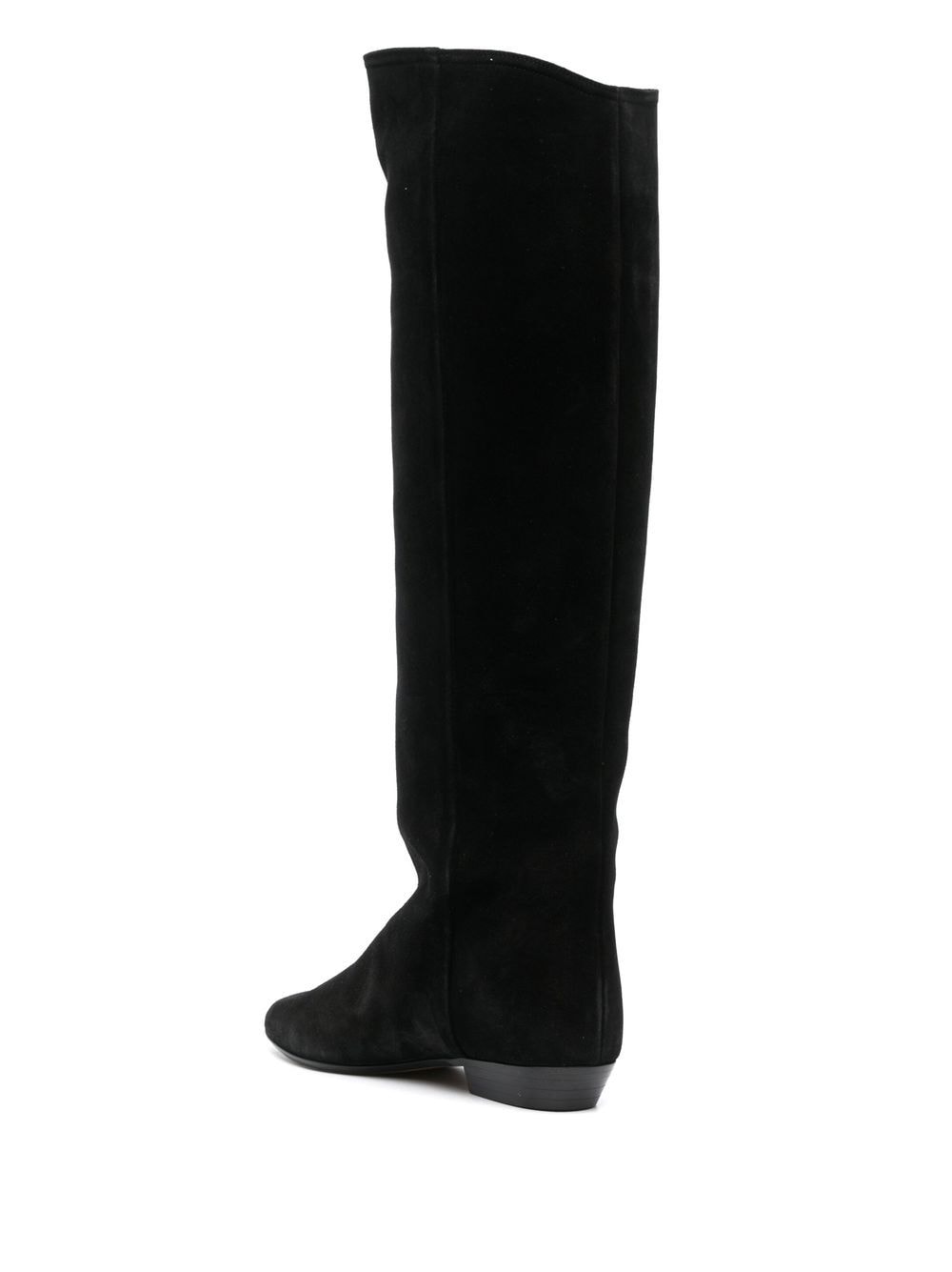 ISABEL MARANT Women's Black Suede Knee Boots - FW23 Collection