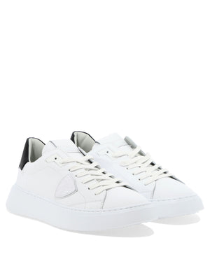 PHILIPPE MODEL PARIS Men's White Temple Low Sneakers for SS24