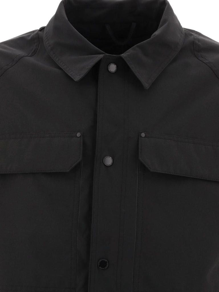 CANADA GOOSE Men's Black Overshirt Jacket for SS24