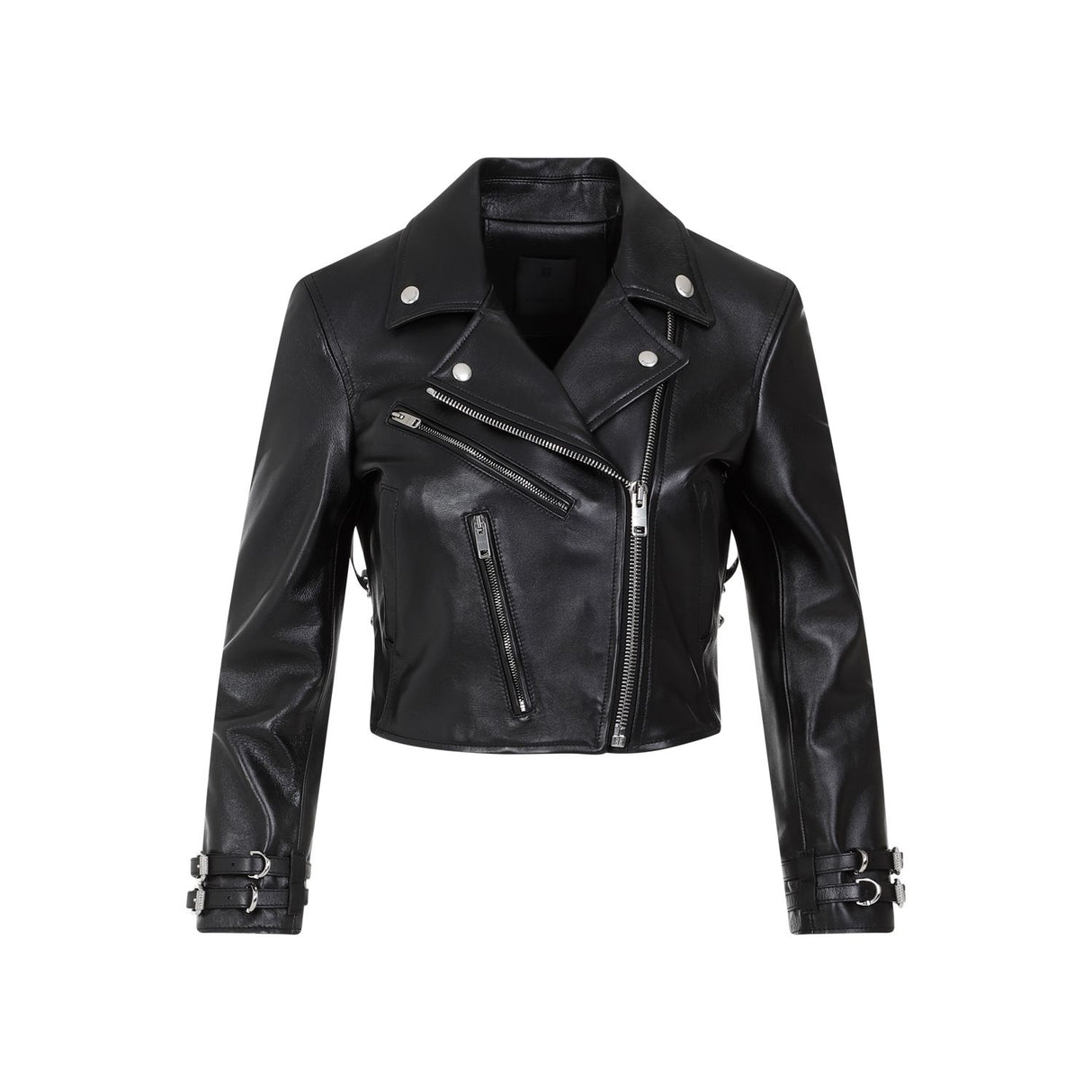 GIVENCHY Classic Black Leather Jacket for Women