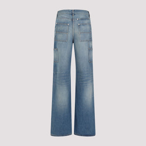 GIVENCHY Blue 100% Cotton Women's Jeans for SS24