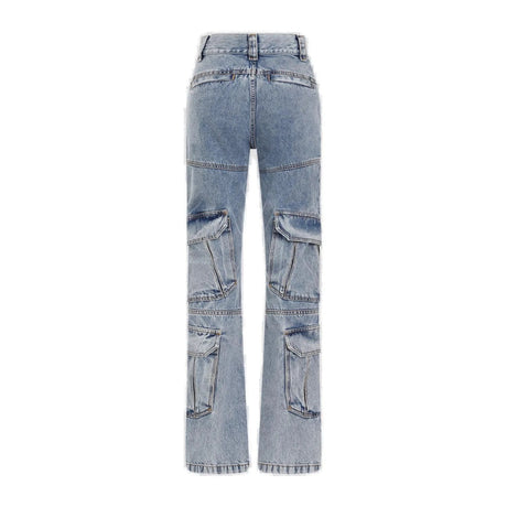 GIVENCHY Blue Cotton Women's Pants for SS24
