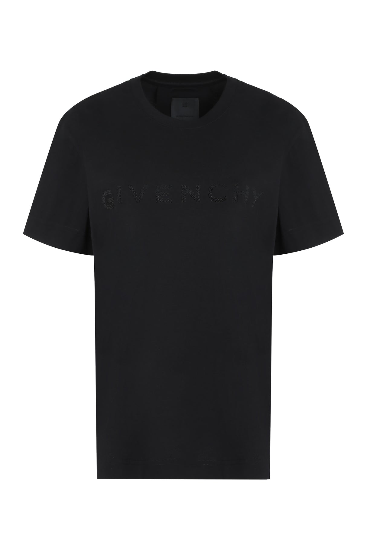 Rhinestonesロゴ シリーズFW23 コレクション 100% コットン Tシャツ