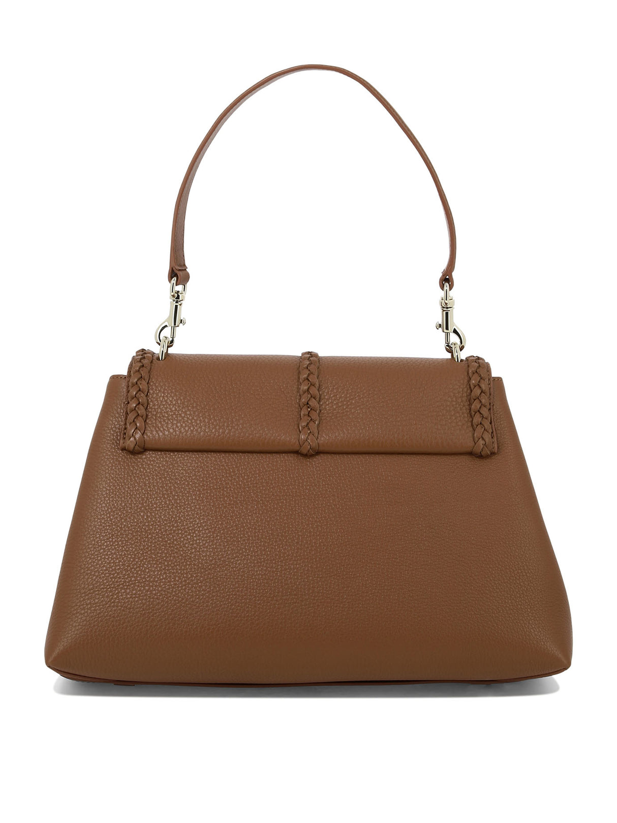Brown Leather shoulder bag for women - SS24 collection