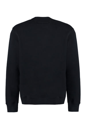 Áo Sweatshirt cổ tròn màu đen dành cho Nam | FW23