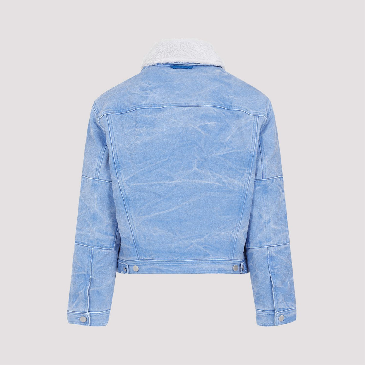 男式轻质棉衬垫夹克 - 蓝色 SS24