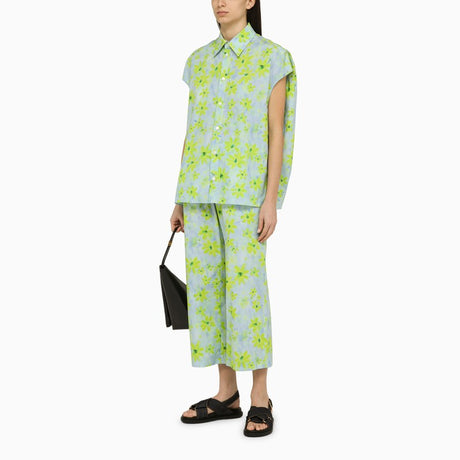 MARNI Floral Print Cotton Shirt for Women in SS24